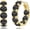 Gold (black zirconium), variant on Zircon Hoop Earrings for Women, Luxury Orange Crystal Circle Earrings, Sparkling Trendy Lightweight Fashion Jewelry Gift for Women 2026