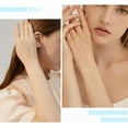 thumbnail image 4 of 1 Box 10pcs 5 Styles Real 18K Gold Plated Fold Over Clasp Jewelry Folding Clasp Brass Golden Rack Plating Folding Extender Foldable Extension Closure and Claps for Jewelry Making Bracelet, 4 of 5
