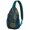 Cosmic Eclipse, variant on Geometric Nordic Style Sling Backpack Lightweight Travel Crossbody Bag with Layered Storage for Hiking and Commuting