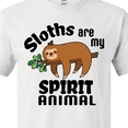 thumbnail image 4 of Inktastic Sloths Are My Spirit Animal with Cute Sloth Illustration T-Shirt, 4 of 5