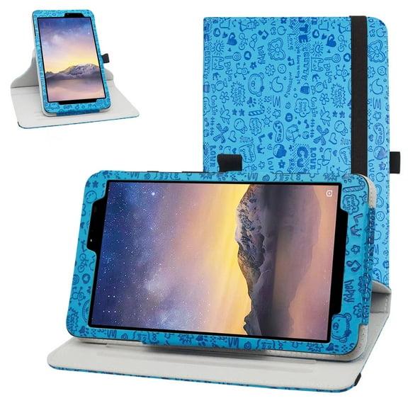 Labanema MOXEE Tablet 8 inch（mt-t800）Case, 360 Degree Rotary Stand MOXEE Tablet 8 inch（mt-t800）Cover, Anti Scratch Waterproof Protective Case for MOXEE Tablet 8 inch（mt-t800）(Blue)