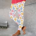 thumbnail image 5 of LangJing 2026 Easter Day Leggings for Women Casual Cute Bunny Eggs Printed Workout Pant High Waist Soft Tummy Control Workout Yoga Pants Yellow,M, 5 of 6