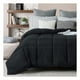 thumbnail image 1 of Edredón Matrimonial Acolchado Reversible Esquimal Relleno Down, Compatible Con Funda Duvet ‎Negro, 1 of 7