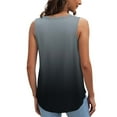 thumbnail image 4 of Aofany Women's Tank Tops Summer Fashion Gradient Color V-Neck Sleeveless T-shirt Tops Blouse, 4 of 6