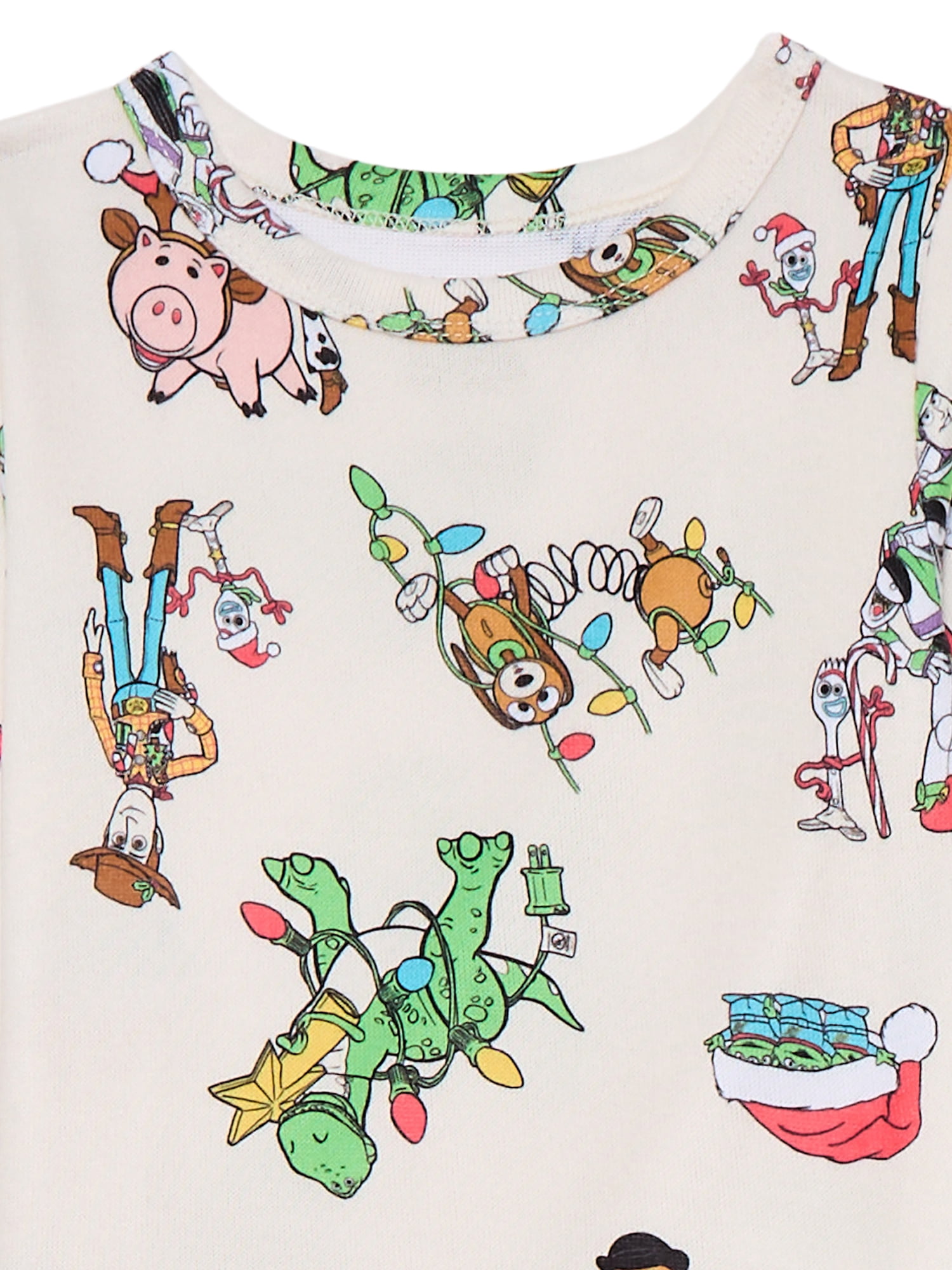 Toy Story Toddlers' Christmas Snug Fit Top and Pants Pajama Set, 2-Piece, Sizes 12M-5T