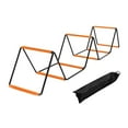 thumbnail image 3 of hengtong Agility Ladder Foldable Staircase Flexible Jumping Hurdles Improves Coordination Orange, 3 of 9