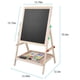 thumbnail image 3 of Caballete Artístico para Niños, Caballete de Madera para Niños Pequeños, Pizarra de Pie de Doble Cara, Pizarra de Borrado en Seco para Niños, Tablero de Dibujo para Niños Pequeños con Accesorios, Pizarra y Pizarra Blanca para Niños, 3 of 15