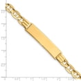 thumbnail image 2 of Solid 14K Anchor ID Bracelet, 2 of 3