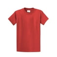 thumbnail image 2 of Regular Fit Youth Short Sleeves Cotton Tshirt Tee 2 Pack Deal - Red Heather, Coral Heather, S, 2 of 3