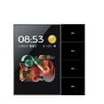 thumbnail image 1 of Tuya Zigbee 3.5 Inch Smart Wall Switch Touch Screen 4 Groups Switch 8-Way Scene Radar Sensor Dimming Switch Smart Home A,1 x Smart Wall Switch,Black, 1 of 8