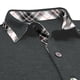 thumbnail image 5 of Men's Spring And Autumn Solid Color T-shirt Lapel 3 Button Open Placket Button Long Sleeved TopXL, 5 of 5