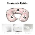 thumbnail image 4 of KLL Cute Cartoon Panda Pattern Memory Foam Cervical Neck Pillow Versatile U-Shaped Pillows for Home/Office/Camping/Travelling/Soft Washable Cover, 4 of 8