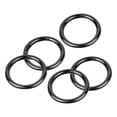 thumbnail image 1 of 5 Pcs Mousquetons Pinces à Pression Alliage Polyvalents Anneaux à Ressort Modernes Boucles Gris Foncé 32 mm, 1 of 8