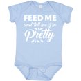 thumbnail image 3 of Inktastic Feed Me and Tell Me I'm Pretty Girls Baby Bodysuit, 3 of 5