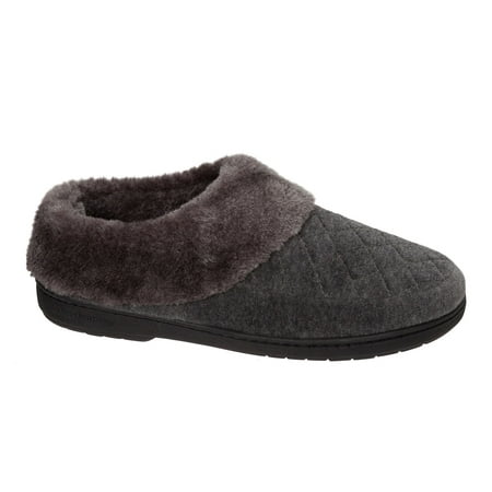 Dearfoams Velour Clog Slippers with Memory Foam (Women's)