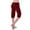 Wine, variant on XuJwPNcy Womens Capris with Pockets Loose Casual Capri Pants Dressy Lightweight Baggy Cargo Pants for Hiking