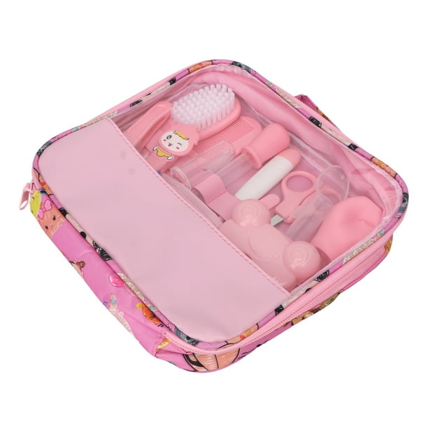 Kit De Aseo Para Bebés, Tijeras De Peine, Juego De Cuidado De Guardería Para Recién Nacidos, Termómetro, Cortaúñas Con Bolsa De Almacenamiento Para Uso Doméstico