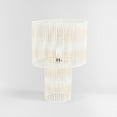 thumbnail image 5 of SAFAVIEH Elara 25 in. Coastal White Rattan Table Lamp with White Shade, 5 of 11