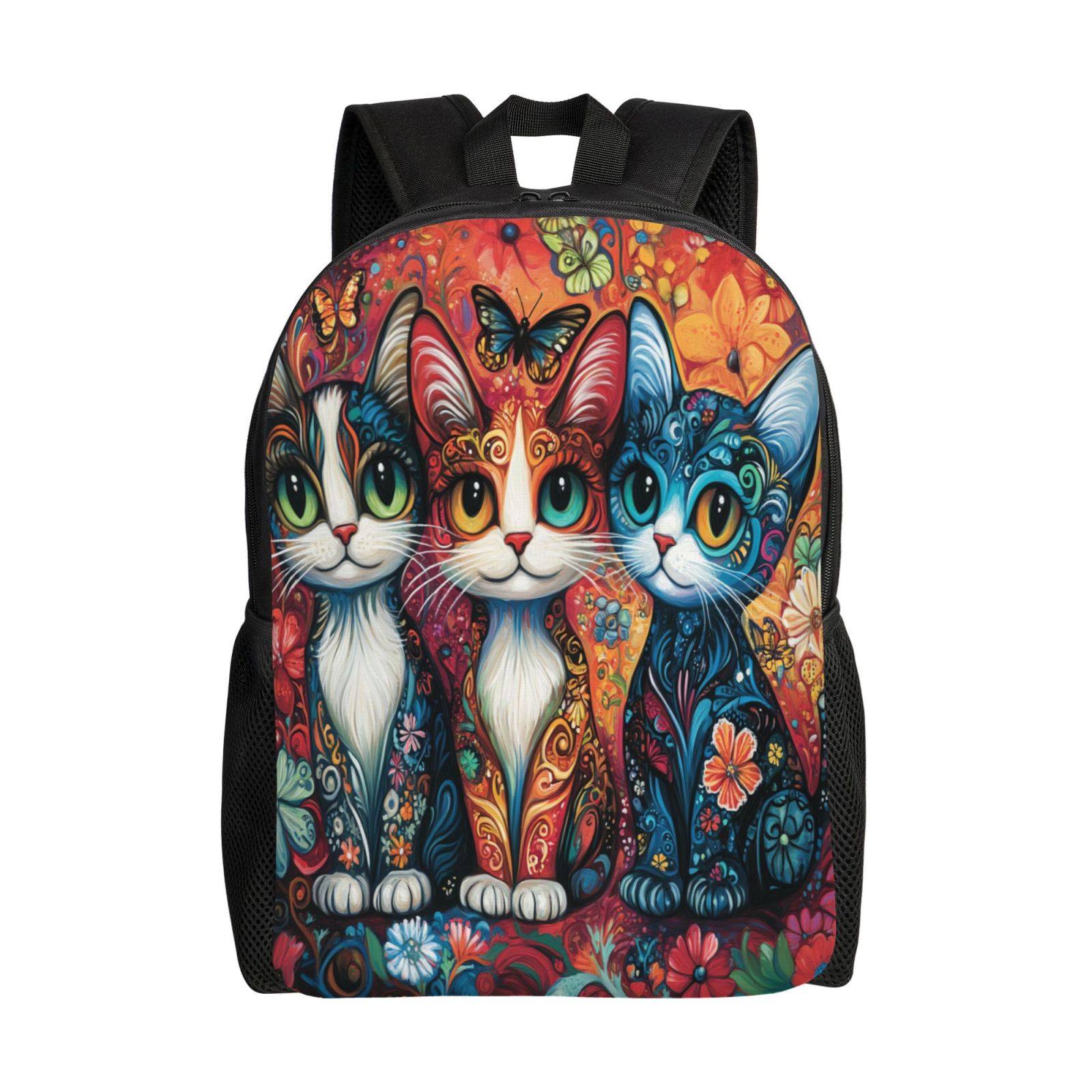 Cat Backpack Double Shoulder Backpack Durable, Spacious, Ergonomic Design for Travel, Work & Outdoor Use
