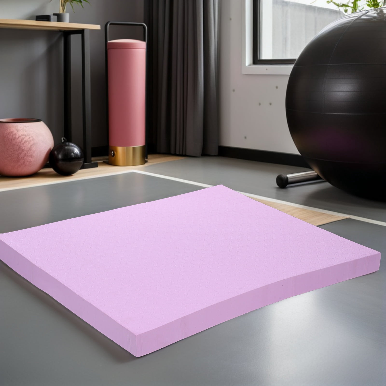 BESTYASH Lavender Tpe Kneeling Pillow for Yoga, Fitness, and Rehabilitation Exercises