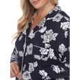thumbnail image 4 of White Mark Women's Long Sleeve & Pants Floral Pajama Set, 4 of 4