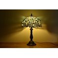 thumbnail image 2 of Tiffany Style Desk Lamp Table Bedside LED Lamp Bedroom Stained-Glass 18.1'' Height Multi-color, 2 of 4