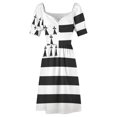 thumbnail image 6 of Flag of Brittany Drapeau Breton Gwenn-ha-du Ermine black and White HD HIGH QUALITY STORE Dress Party dresses Dress woman, 6 of 7