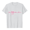 thumbnail image 4 of LOVZFMLL Hauts d'Été pour Femmes Mode d'Été Imprimé Manches Courtes Blouse Col Rond, 4 of 4