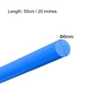 thumbnail image 2 of 3pcs Plastic Round Rod 1/4" Dia 20" Length Blue (POM) Polyoxymethylene Rods Engineering Plastic Round Bars(6mm), 2 of 5