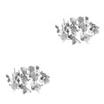 thumbnail image 2 of bedienty 100 Sets Ear Stud Tray Making Findings Earrings Stoppers Bottom Craft Hypoallergenic Earring Accessory Adults Using Steel Color/ 10mm 2Set, 2 of 6