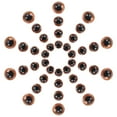 thumbnail image 6 of WASHWEPE 40Pcs Funny Toy Eyes for Diy and Crafts Decorative Plastic Eyes in Coffee, 6 of 6