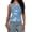 Peacock Blue, variant on 3D Floral Applique Sleeveless Top Tank Tops for Women Elegant Summer Going Out Tops Blue XXL