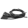thumbnail image 4 of Juego de cables de encendido de bujía de 8,5 mm y 180°, cables de bujía con tapa a prueba de polvo, repuesto para modelos Chevy de 8 cilindros, color negro, 4 of 12