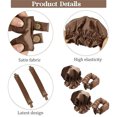 thumbnail image 3 of 2 Pairs Overnight Curler Set,Lazy No Heat Hair Curler,Damage-Free Curls Cloth Heatless Curling Set,Curler with Cloth Hair Cap,DIY Hair Styling Tools for Women (Brown), 3 of 7
