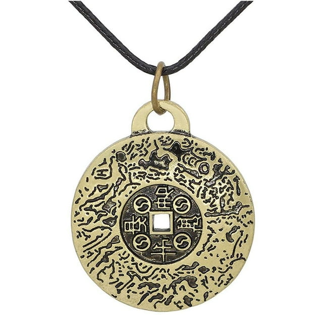 Collar De Amuleto De Dinero, Joyería De Estilo Retro, Colgante Feng Shui, Amuleto De Moneda De La Suerte Para Buena Suerte, 19,7 Pulgadas
