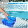 thumbnail image 3 of Portable Collapsible Swimming pool footbath Bath Inflatable Multifunctional Foot Wash Basin Beach Camping Home Blue Foot Bath C, 3 of 6