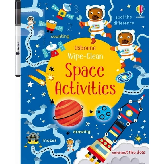 Wipe-Clean Activities Wipe-Clean Space Activities, (Paperback)