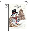 thumbnail image 2 of Visland Merry Christmas Garden Flag 12x18 Inch Vertical, Winter Farmhouse Yard Flag Outdoor Garden Decoration, 2 of 3