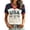 Sky Blue, variant on 2026 Soccer Cup Fan Jersey for Women Short Sleeve Country Football Shirt USA World Soccer Flag Printed & Soccer Graphic T Shirts