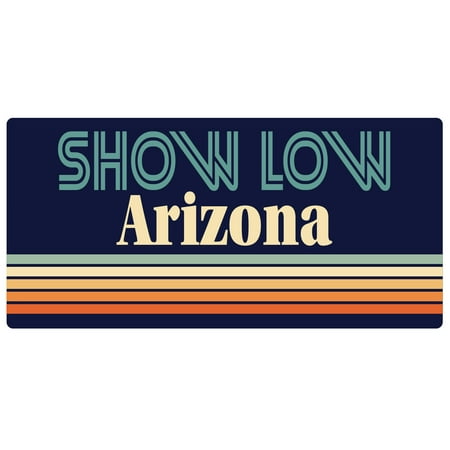 

Show Low Arizona 5 x 2.5-Inch Fridge Magnet Retro Design