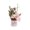 C, variant on SLYNSHome Artificial Christmas Flowers Plant Pot Decorations,Xmas Floral Tabletop Centerpiece Arrangement Christmas Flowers