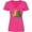 Cyber Pink, variant on Inktastic Tyrannosaurus Rex Decorating Christmas Tree Women's V-Neck T-Shirt