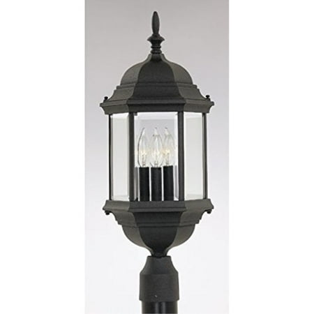 - Designers Fountain 2986-BK Devonshire Post Lanterns, Black
