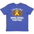 thumbnail image 3 of Inktastic Spina Bifida Awareness Ribbon Youth T-Shirt, 3 of 5