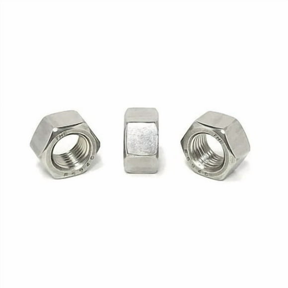 3/8-24 Écrous Hexagonaux Finis en Acier Inoxydable - Fil Fin - 18-8 Écrous Hexagonaux (25 Pcs)