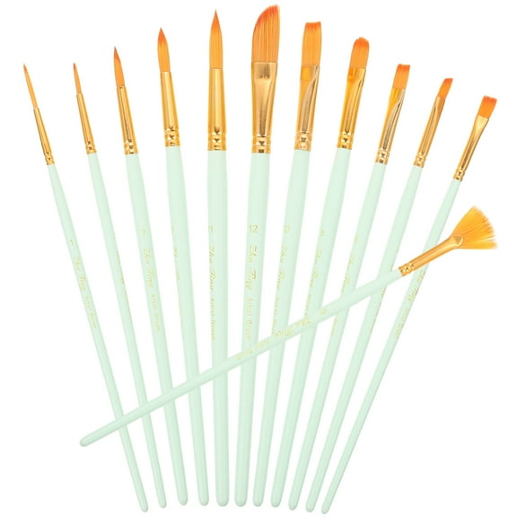 UPGRATOR Oil Paint Brush 12Pcs For Beginners Of Painting Drawing Figures