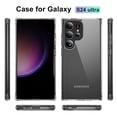 thumbnail image 2 of Crystal Clear for Samsung Galaxy S24 Ultra Case, [Not Yellowing] [Military Grade Drop Protection] Shockproof Drop Protective Thin Fit Transparent Phone Case for Apple Samsung Galaxy S24 Ultra, Clear, 2 of 10