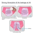 thumbnail image 6 of 5 pcs/Set Leak Proof Menstrual Panties Women Period Underwear Sexy Pants Physiological Underwear Plus Size Waterproof Briefs & Gift, 6 of 7