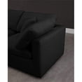 thumbnail image 4 of Maklaine Contemporary Velvet Modular Sectional in Black Finish, 4 of 8