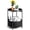 Black, variant on Round Side Table, White End Table with Storage Basket, Metal Night Stand with Removable Tray, Small Bedside Table for Living Room, Bedroom, Nursery (White)